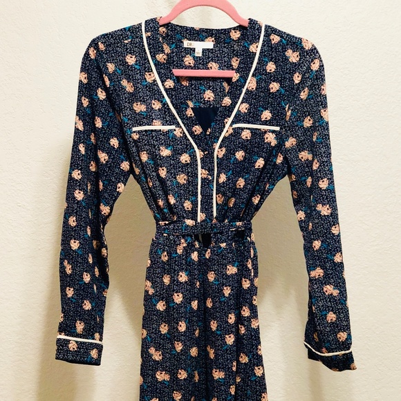 Roll Sleeve Shirt Dress by DR2 by Daniel Rainn - Picture 1 of 4